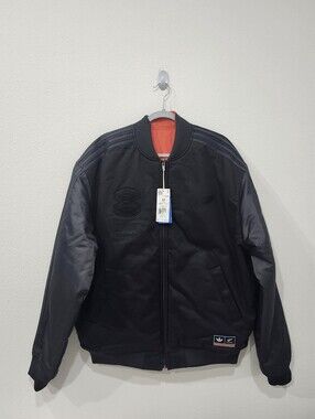 Adidas Originals & All Blacks Reversible Team Bomber Jacket Men's Size M KF7654